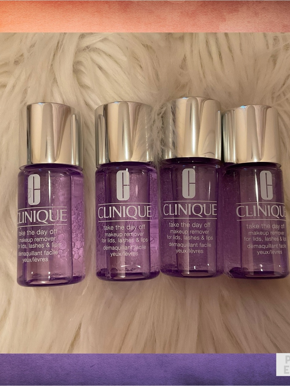 Clinique Take the Day Off Makeup Remover - New x4 Travel Size